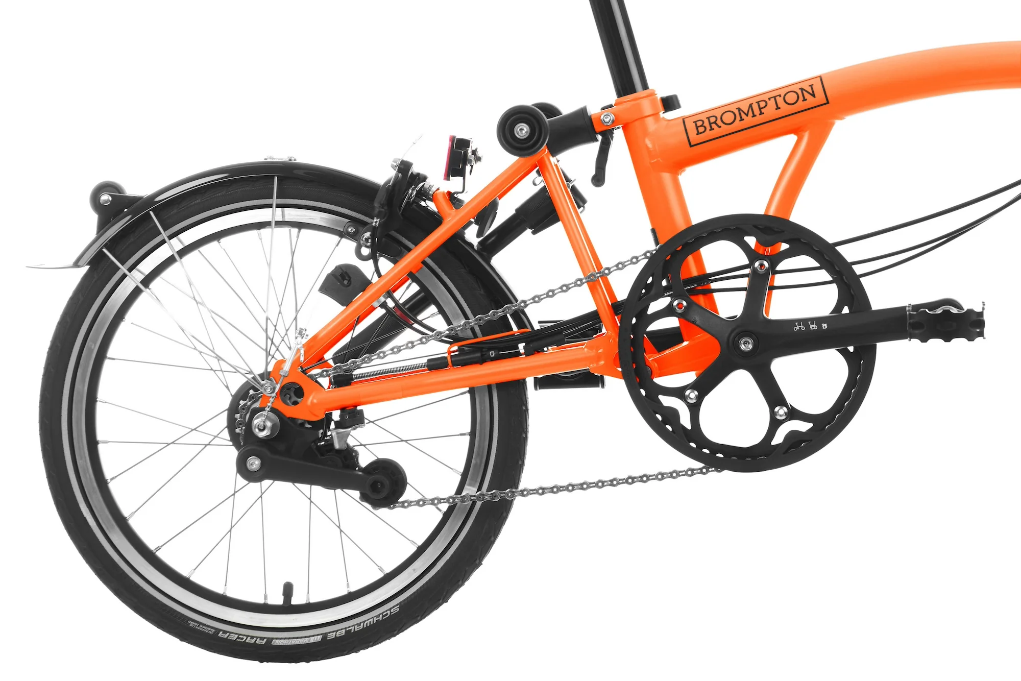 BROMPTON - C LINE - M LENKER - 6 Gang - SUNSET ORANGE - Dynamo Licht – Bild 6