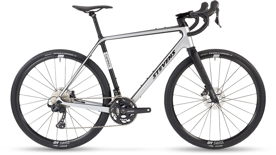 STEVENS – GRAVEL CARBON– CAMINO PRO – VOGUE SILVER – GROßE 51CM